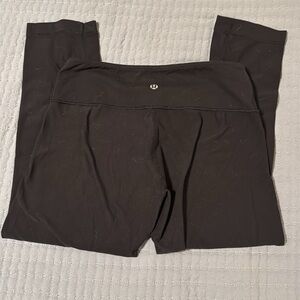 Lululemon cropped black leggings - Size 6